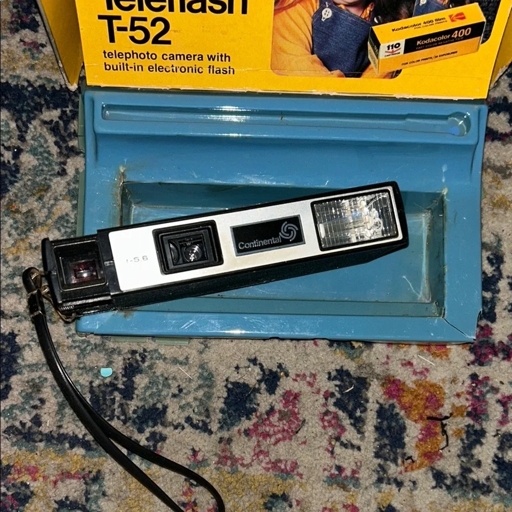 Continental Teleflash T-52 Telephoto Camera-vintage